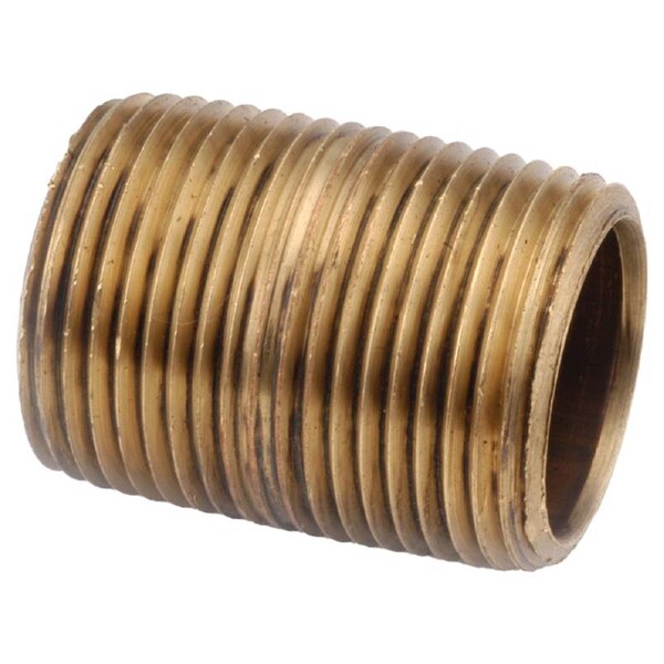 Anderson Metals Anderson Metals 1 in. MIP in. Brass Nipple 5 in. L 38300-1650AH - main